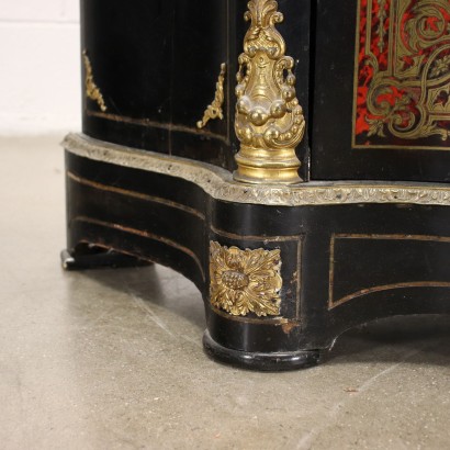 antiquariato, credenza, antiquariato credenza, credenza antica, credenza antica italiana, credenza di antiquariato, credenza neoclassica, credenza del 800,Credenza Napoleone III Intarsiata Boulle
