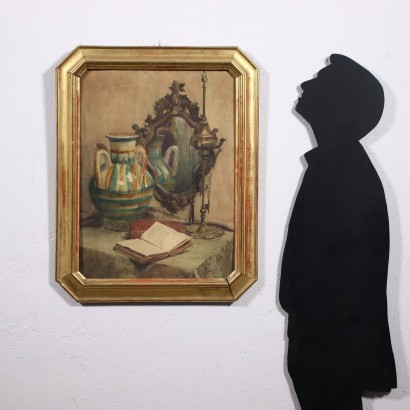 Stilleben Aquarell auf Karton Italien 1892
