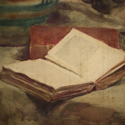 Stilleben Aquarell auf Karton Italien 1892
