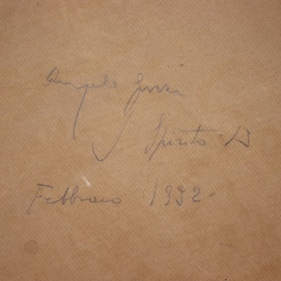 Stilleben Aquarell auf Karton Italien 1892