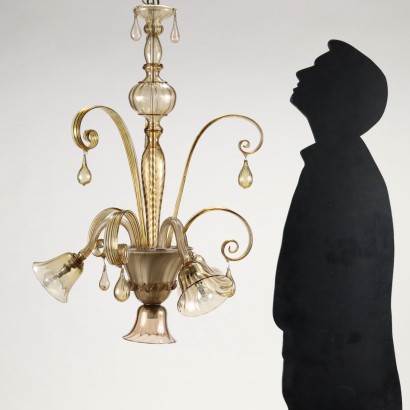 Lustre Murano Verre Italie XX Siècle