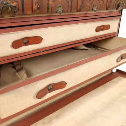 baule vintage, vintage '900, vintage '800, baule antico, baule collezione,Baule Cassettiera Vintage