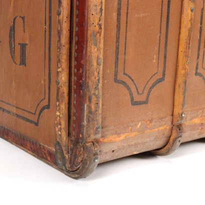 baule vintage, vintage '900, vintage '800, baule antico, baule collezione,Baule Cassettiera Vintage