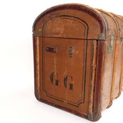 baule vintage, vintage '900, vintage '800, baule antico, baule collezione,Baule Cassettiera Vintage