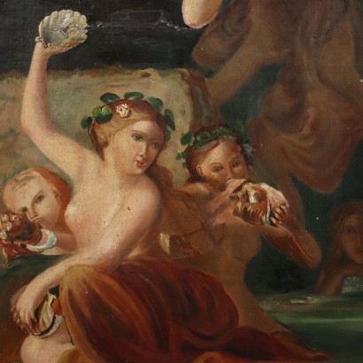 Ninfas en la fuente