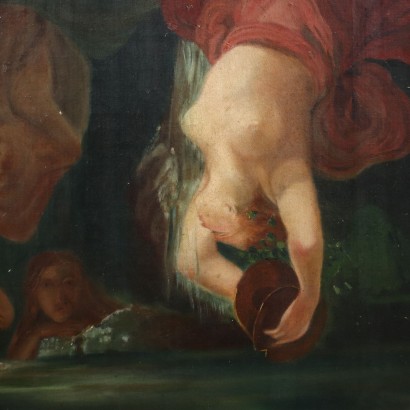 Ninfas en la fuente
