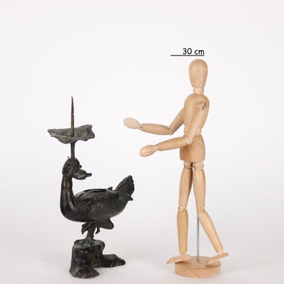 Bougeoir Bronze Chine XVIII Siècle