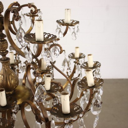 Lustre Bronze Italie XX Siècle