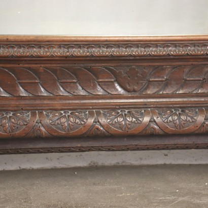 Miroir Néo-Renaissance Noyer Italie XIX Siècle