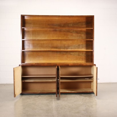Bookcase Walnut Italy 1940s