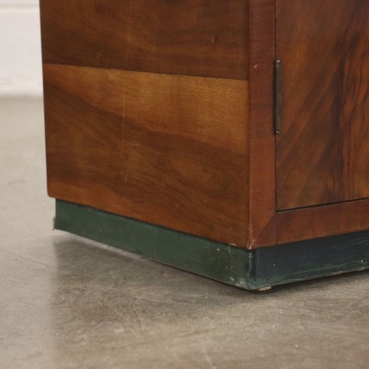 Bookcase Walnut Italy 1940s