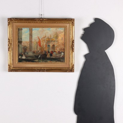 Ettore Solvegni, Muelle de San Marcos en Venecia en 1700, Ettore Solvegni, Ettore Solvegni, Ettore Solvegni, Ettore Solvegni