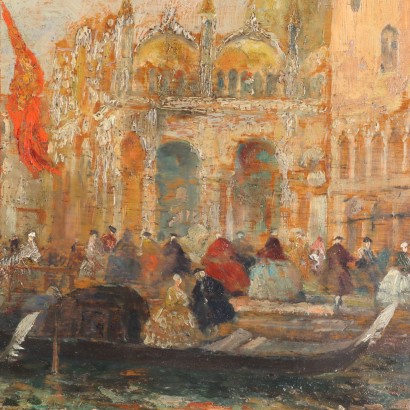 Ettore Solvegni, Muelle de San Marcos en Venecia en 1700, Ettore Solvegni, Ettore Solvegni, Ettore Solvegni, Ettore Solvegni