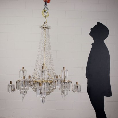 antiquariato, lampadario, antiquariato lampadari, lampadario antico, lampadario antico italiano, lampadario di antiquariato, lampadario neoclassico, lampadario del 800,Lampadario a Mongolfiera