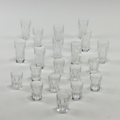 modernariato, modernariato di design, oggettistica, oggettistica modernariato, oggettistica di modernariato, oggettistica italiana, oggettistica vintage, oggettistica anni '60, oggettistica design anni 60,Bicchieri Baccarat