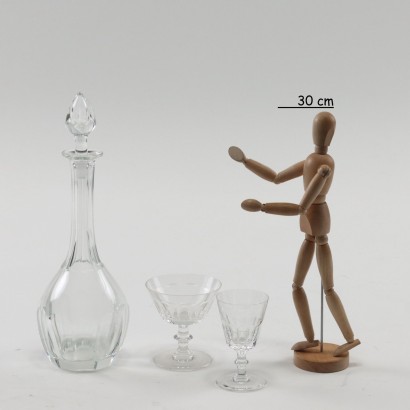 Service Verres Saint Louis Cristal France XX Siècle