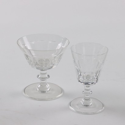 Service Verres Saint Louis Cristal France XX Siècle