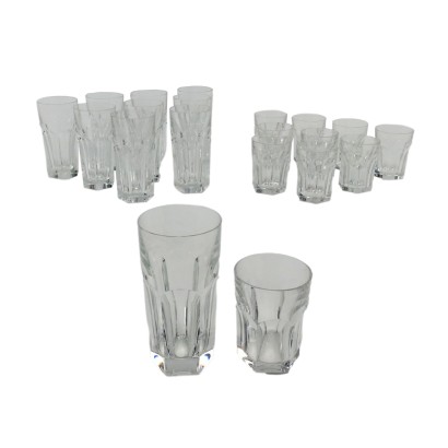 modernariato, modernariato di design, oggettistica, oggettistica modernariato, oggettistica di modernariato, oggettistica italiana, oggettistica vintage, oggettistica anni '60, oggettistica design anni 60,Bicchieri Baccarat