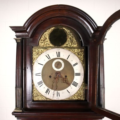 antike, Standuhr, antike Standuhr, antike Standuhr, antike italienische Standuhr, antike Standuhr, neoklassizistische Standuhr, Standuhr aus dem 19. Jahrhundert, englische Standuhr