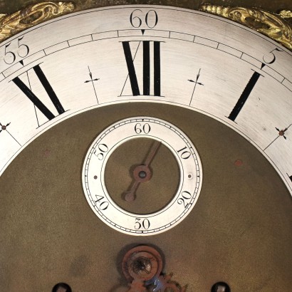 antike, Standuhr, antike Standuhr, antike Standuhr, antike italienische Standuhr, antike Standuhr, neoklassizistische Standuhr, Standuhr aus dem 19. Jahrhundert, englische Standuhr
