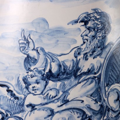 antiquariato, vaso, antiquariato vasi, vaso antico, vaso antico italiano, vaso di antiquariato, vaso neoclassico, vaso del 800,Coppia di Vasi Giuseppe Mazzotti Albisol