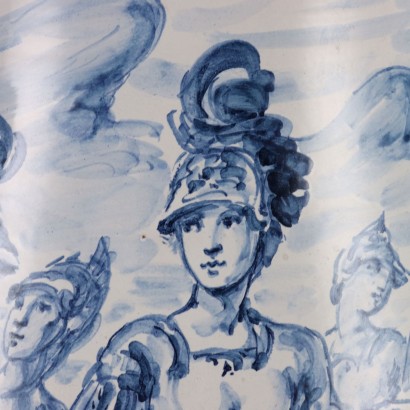 antiquariato, vaso, antiquariato vasi, vaso antico, vaso antico italiano, vaso di antiquariato, vaso neoclassico, vaso del 800,Coppia di Vasi Giuseppe Mazzotti Albisol