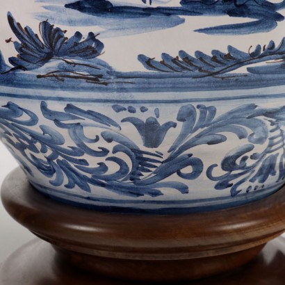 antiquariato, vaso, antiquariato vasi, vaso antico, vaso antico italiano, vaso di antiquariato, vaso neoclassico, vaso del 800,Coppia di Vasi Giuseppe Mazzotti Albisol