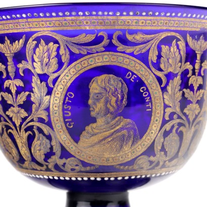 Coupe de Mariage Verre Italie XIX-XX Siècle