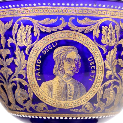 Coupe de Mariage Verre Italie XIX-XX Siècle