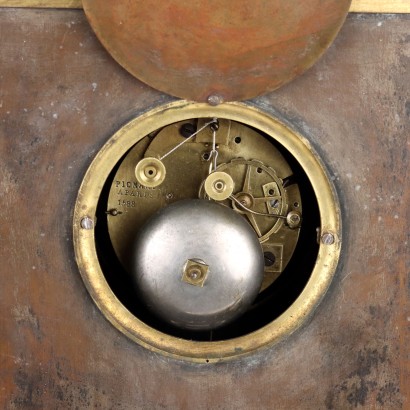 antiguo, reloj, reloj antiguo, reloj antiguo, reloj italiano antiguo, reloj antiguo, reloj neoclásico, reloj del siglo XIX, reloj de péndulo, reloj de pared, tríptico Reloj neogótico