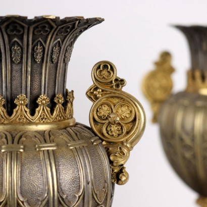 antiguo, reloj, reloj antiguo, reloj antiguo, reloj italiano antiguo, reloj antiguo, reloj neoclásico, reloj del siglo XIX, reloj de péndulo, reloj de pared, tríptico Reloj neogótico