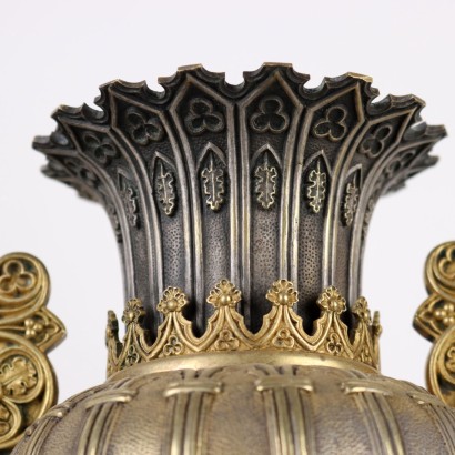 antiguo, reloj, reloj antiguo, reloj antiguo, reloj italiano antiguo, reloj antiguo, reloj neoclásico, reloj del siglo XIX, reloj de péndulo, reloj de pared, tríptico Reloj neogótico