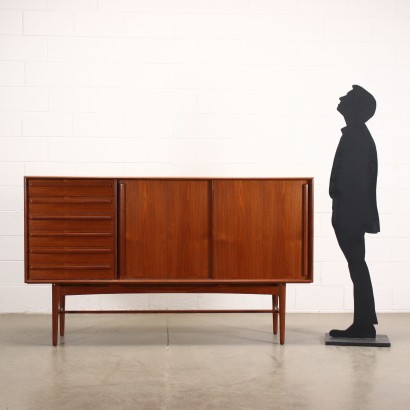 Buffet Bernhard Pedersen E Son Teck Danemark Années 1960