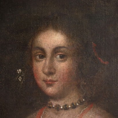 Portrait féminin du XVIIe siècle