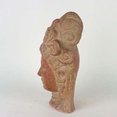 antiquariato, scultura, antiquariato scultura, scultura antica, scultura antica italiana, scultura di antiquariato, scultura neoclassico, scultura del 800,Testa di Buddha in Marmo