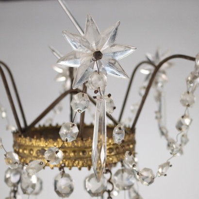 antiquariato, lampadario, antiquariato lampadari, lampadario antico, lampadario antico italiano, lampadario di antiquariato, lampadario neoclassico, lampadario del 800,Lampadario a Mongolfiera