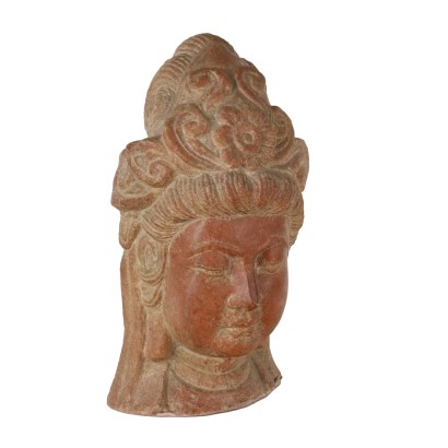Testa di Buddha in Marmo