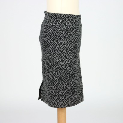 Dolce E Gabbana Skirt Silk Size 12 Italy
