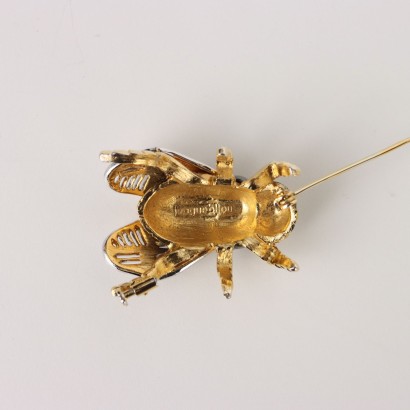 Broche Abeille Métal Italie Années 1980