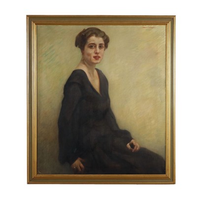 abeto de retrato. M. Biazzi, Mario Natale Biazzi, Retrato femenino, Mario Natale Bazzi, Mario Natale Biazzi, Mario Natale Biazzi, Mario Natale Biazzi
