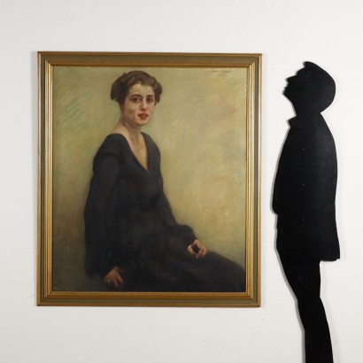 abeto de retrato. M. Biazzi, Mario Natale Biazzi, Retrato femenino, Mario Natale Bazzi, Mario Natale Biazzi, Mario Natale Biazzi, Mario Natale Biazzi