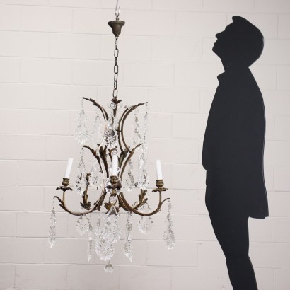 Lustre Bronze Italie XX Siècle