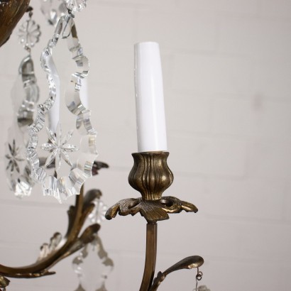 Lustre Bronze Italie XX Siècle
