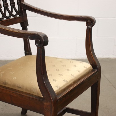 antigüedades, silla, sillas antiguas, silla antigua, silla italiana antigua, silla antigua, silla neoclásica, silla del siglo XIX, Sillón y Silla Neoclásico