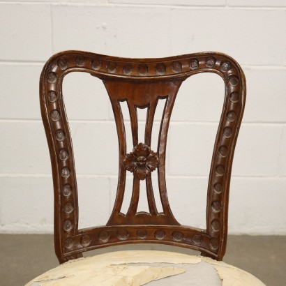 antiquariato, sedia, antiquariato sedie, sedia antica, sedia antica italiana, sedia di antiquariato, sedia neoclassica, sedia del 800,Gruppo di Sedie Neoclassiche Emiliane