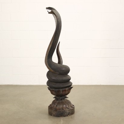 arte moderno, diseño arte moderno, escultura, escultura de arte moderno, escultura de arte moderno, escultura italiana, escultura vintage, escultura de los años 60, escultura de diseño de los años 60, escultura de madera cobra