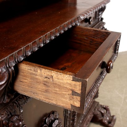 Buffet Baroque Noyer Portugal XVII Siècle