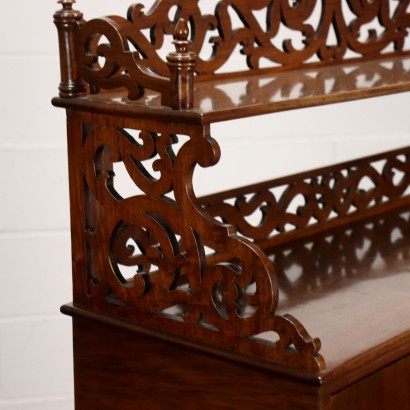 Louis Philippe Writing Desk Walnut Italy XIX Century