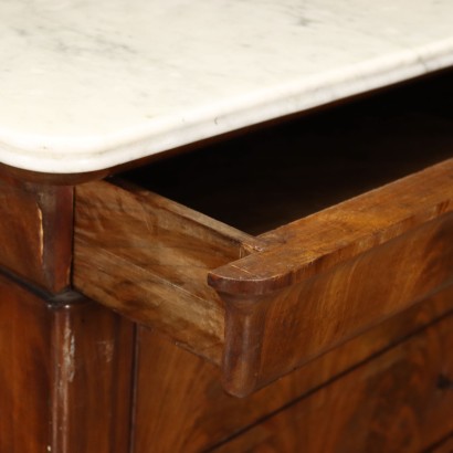 Commode Louis Philippe Acajou Italie XIX Siècle
