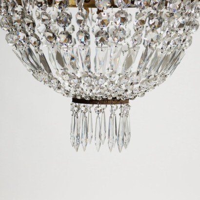 antiquariato, lampadario, antiquariato lampadari, lampadario antico, lampadario antico italiano, lampadario di antiquariato, lampadario neoclassico, lampadario del 800,Lampadario a Mongolfiera in Stile Impero